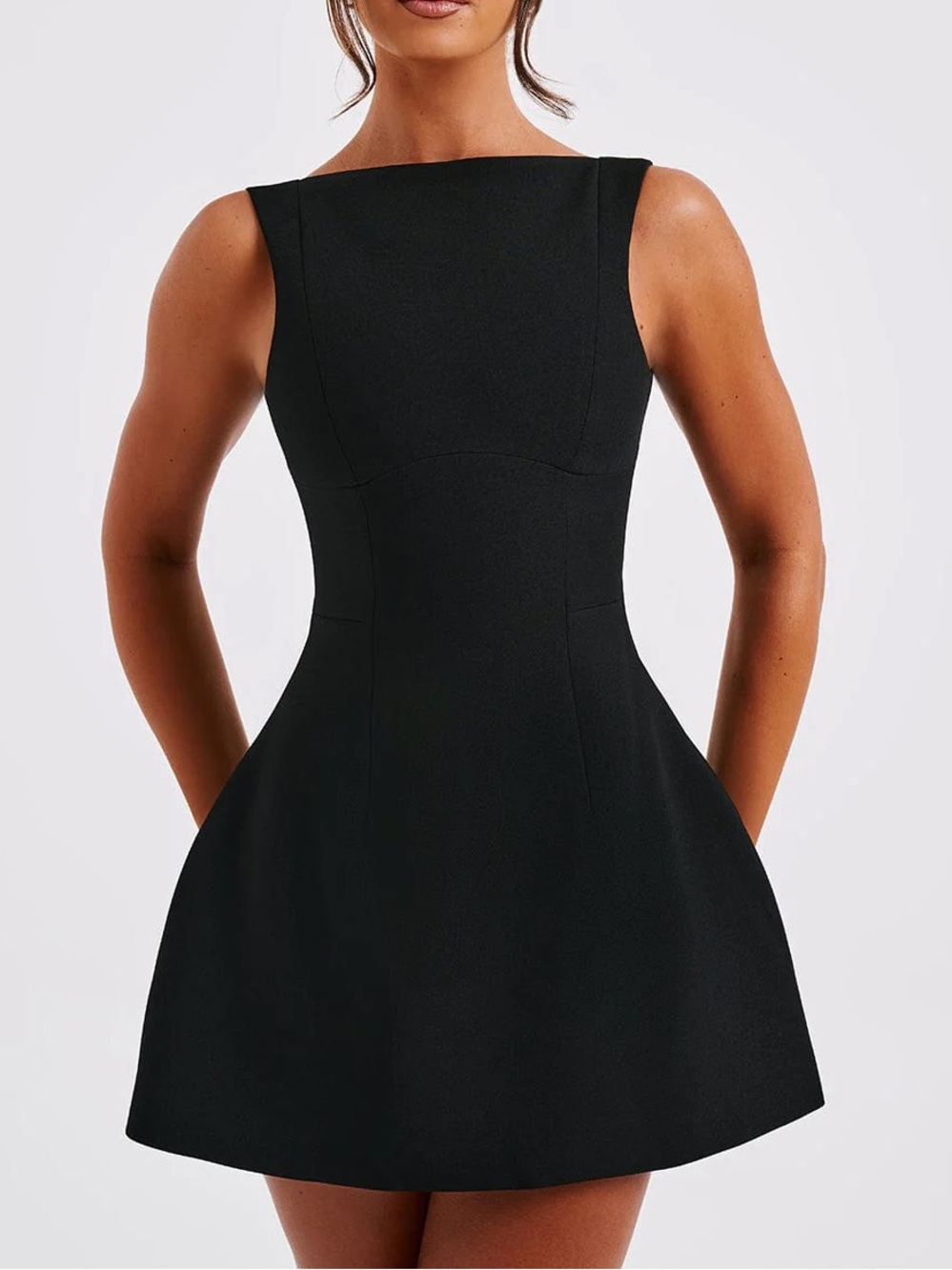 BABYBOO ALANA MINI DRESS - BLACK (XS) NWT